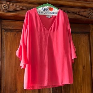 Calvin Klein size L fuscia top